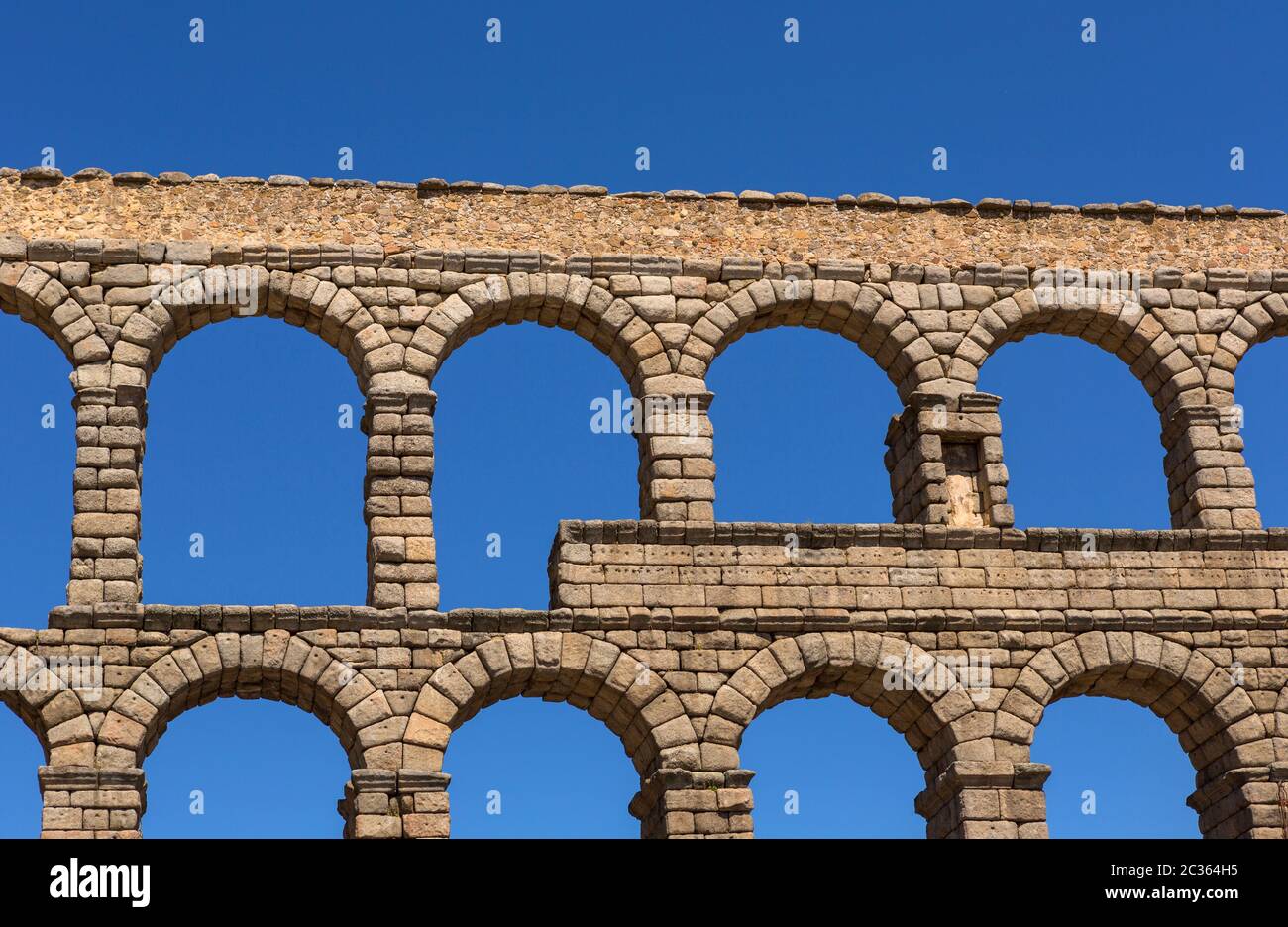 Segovia Aqueduct, ruins of ancient Rome, Segovia, Spain Stock Photo - Alamy