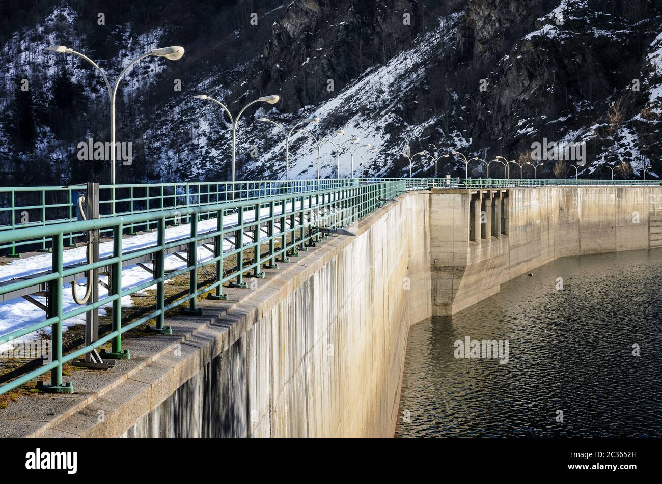 Old water dam in Italy Stock Photo Alamy