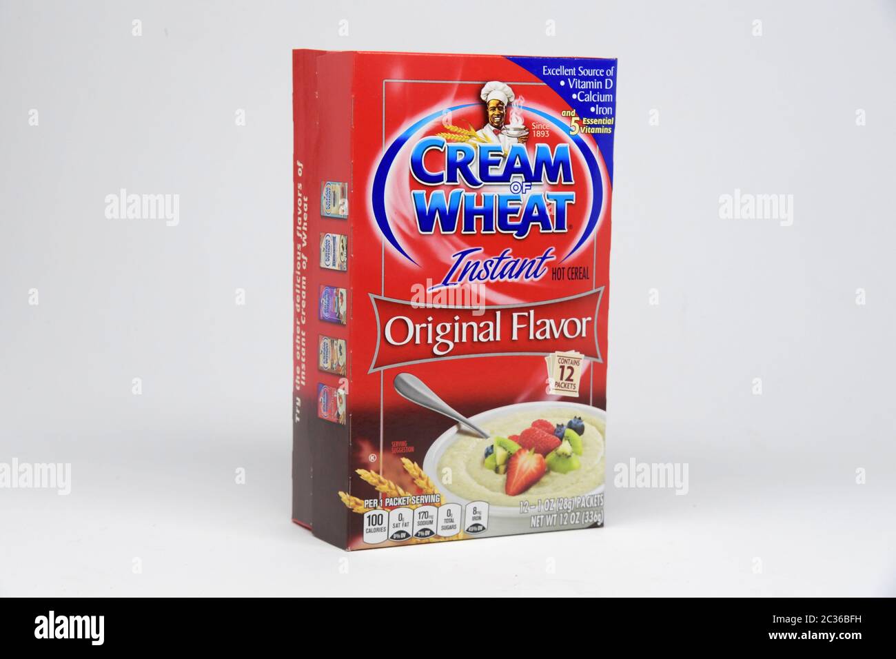 Boxes of Uncle Ben's and Cream of Wheat products Stock Photo ...