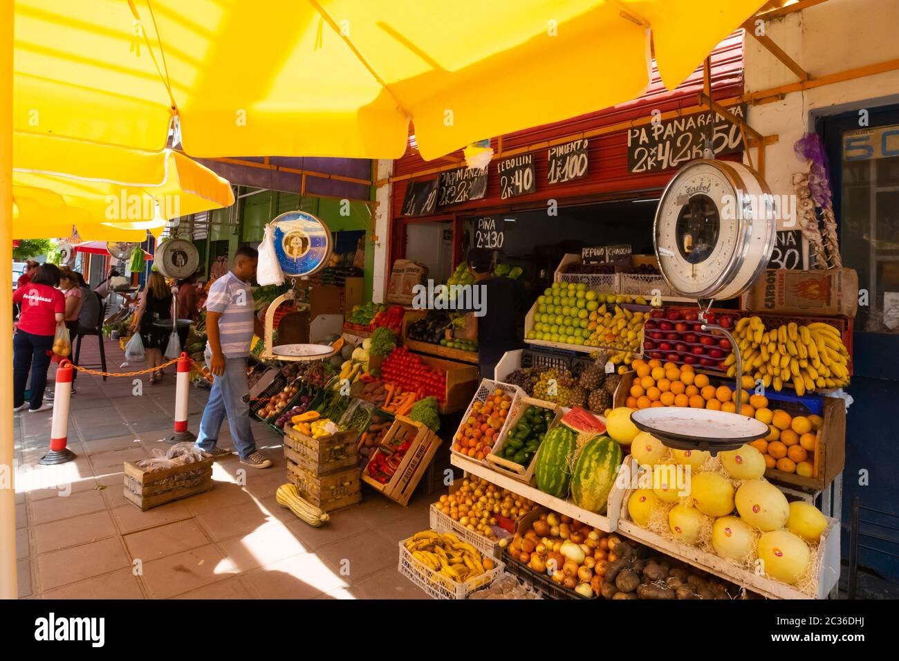 Argentina Cordoba fruit and vegetable shop Stock Photo