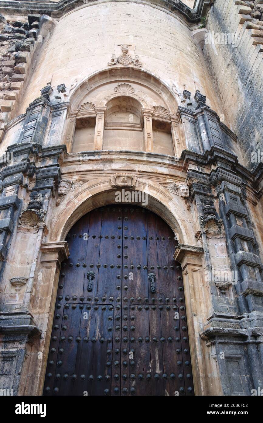 Church door in Ronda, Andalusia Stock Photo - Alamy