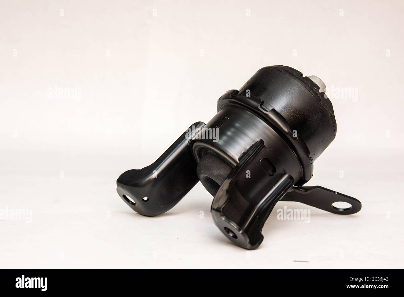 engine support cushion isolated on white background Stock Photo - Alamy
