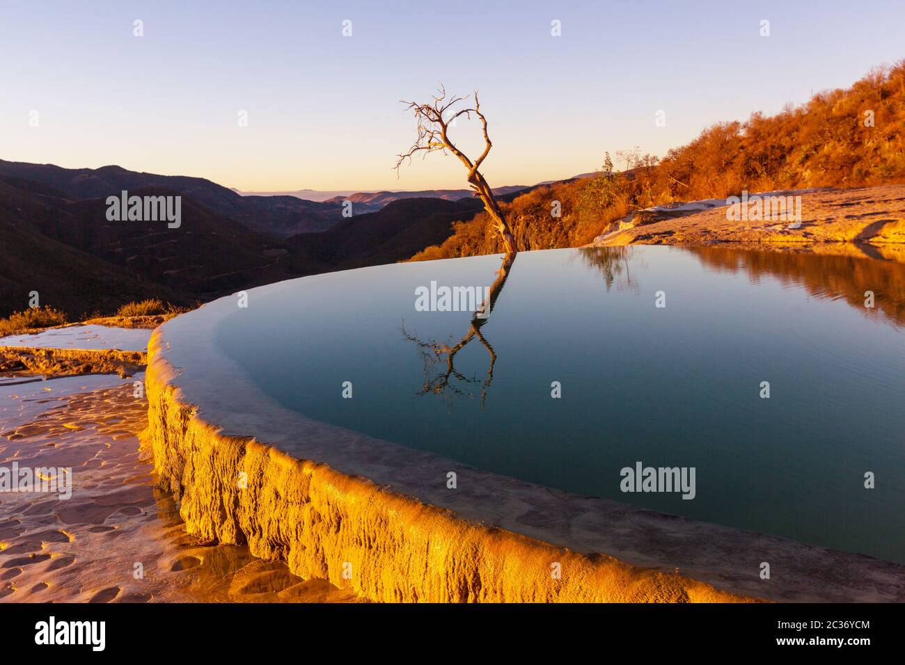 Hierve el Agua Stock Photo
