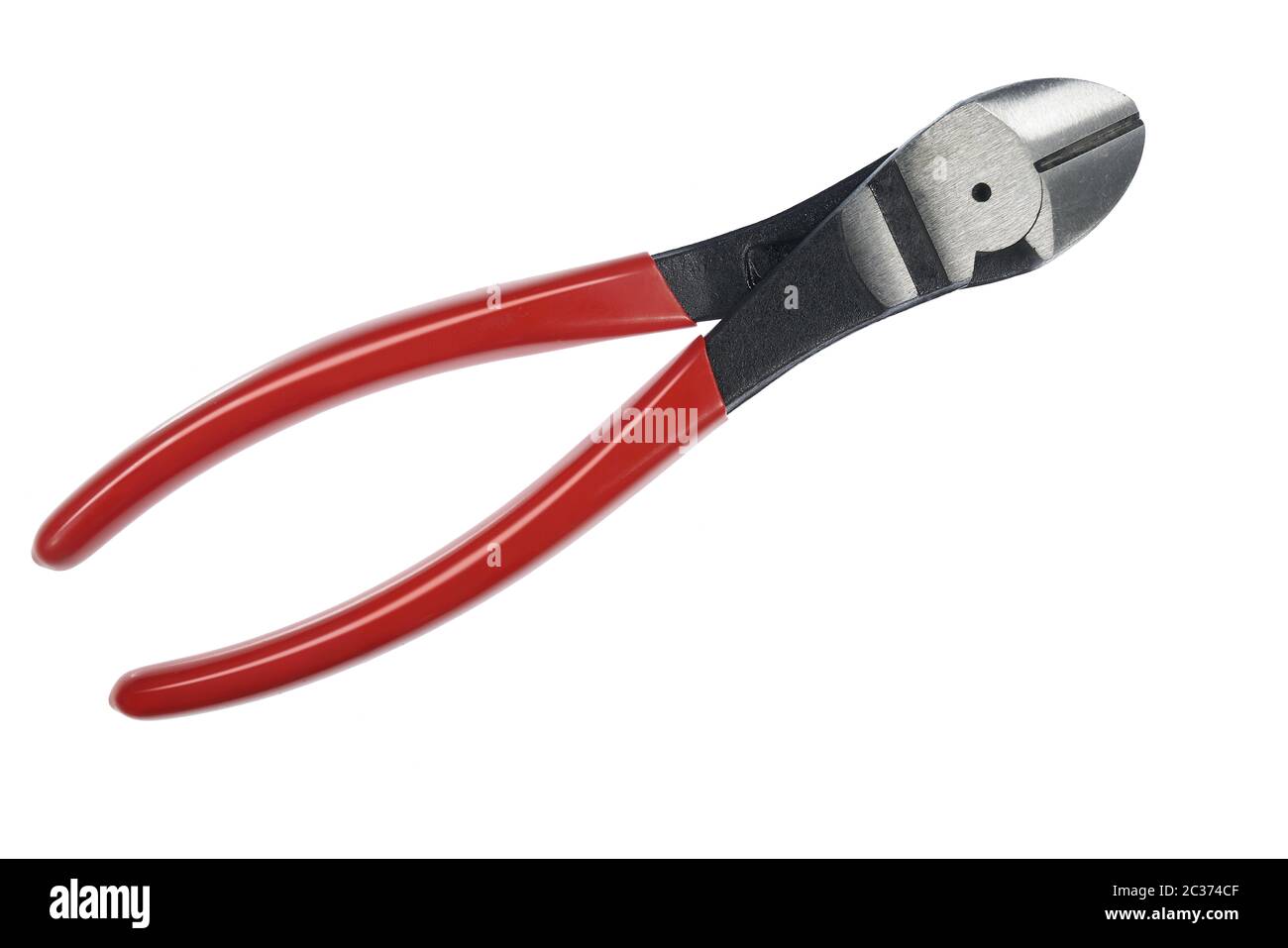 Diagonal pliers on a background Stock Photo