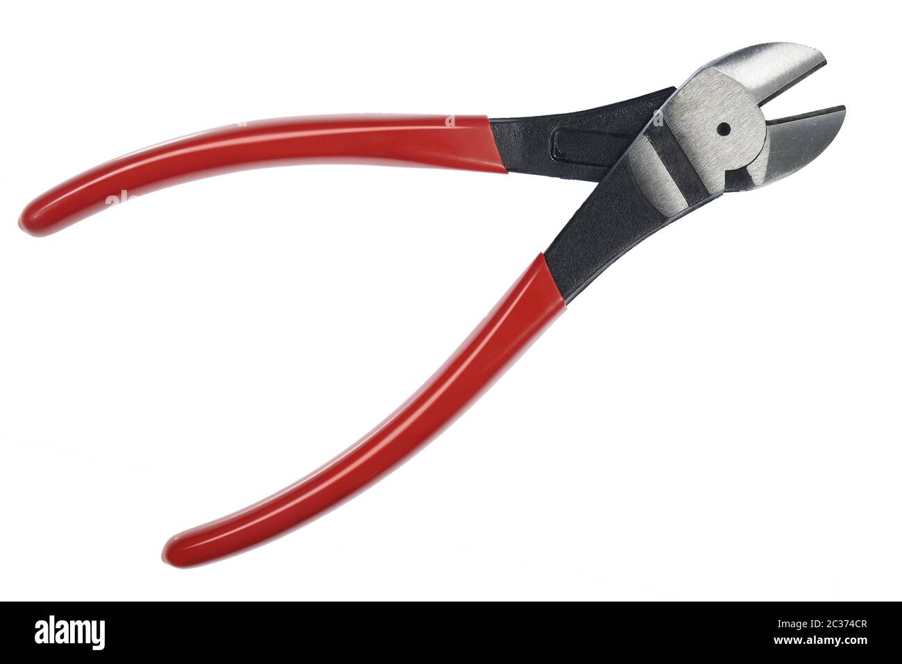 Diagonal pliers on a background Stock Photo