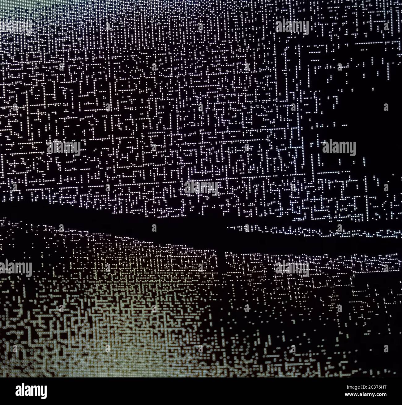 Background texture bright dots on dark. points on the canvas. Stock Photo