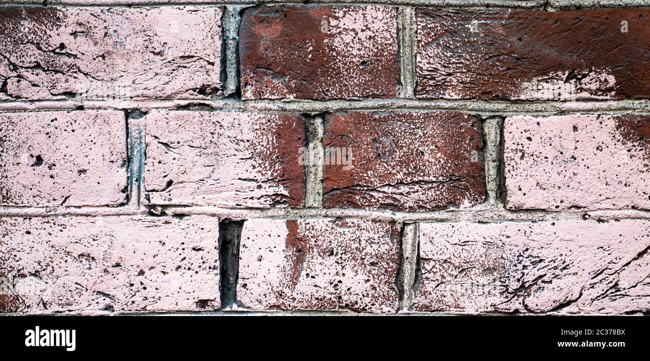 Old grunge brick wall. Nice vintage background. Stock Photo