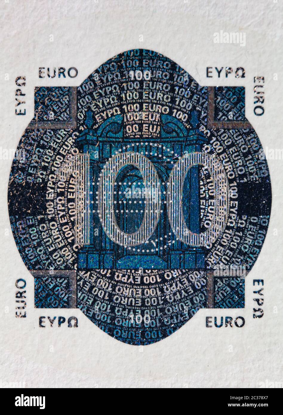 closeup of 100 euro banknote Stock Photo - Alamy