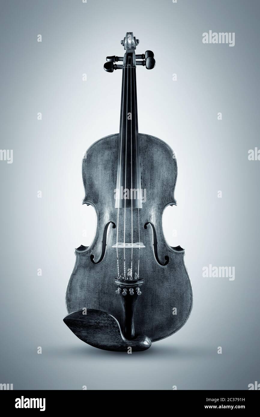 close up of a violin Stock Photo
