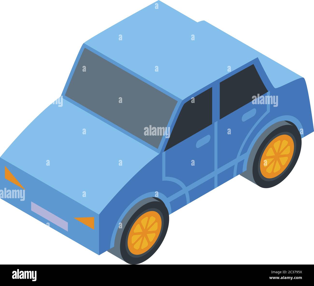 Kindergarten car toy icon, isometric style Stock Vector Image & Art - Alamy