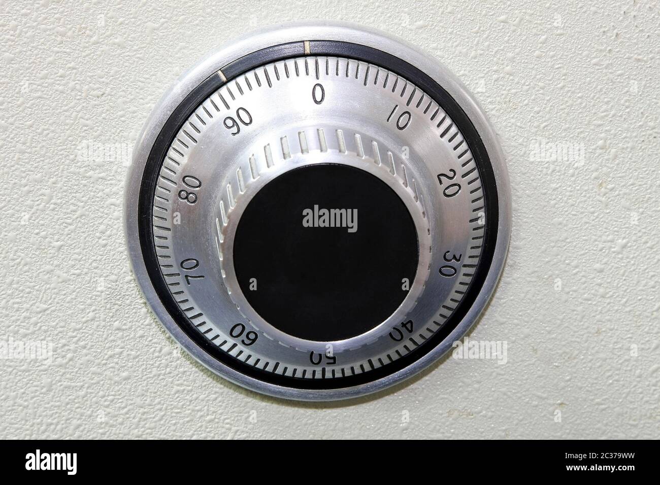 Circle safe combination dial lock with numbers Stock Photo Alamy