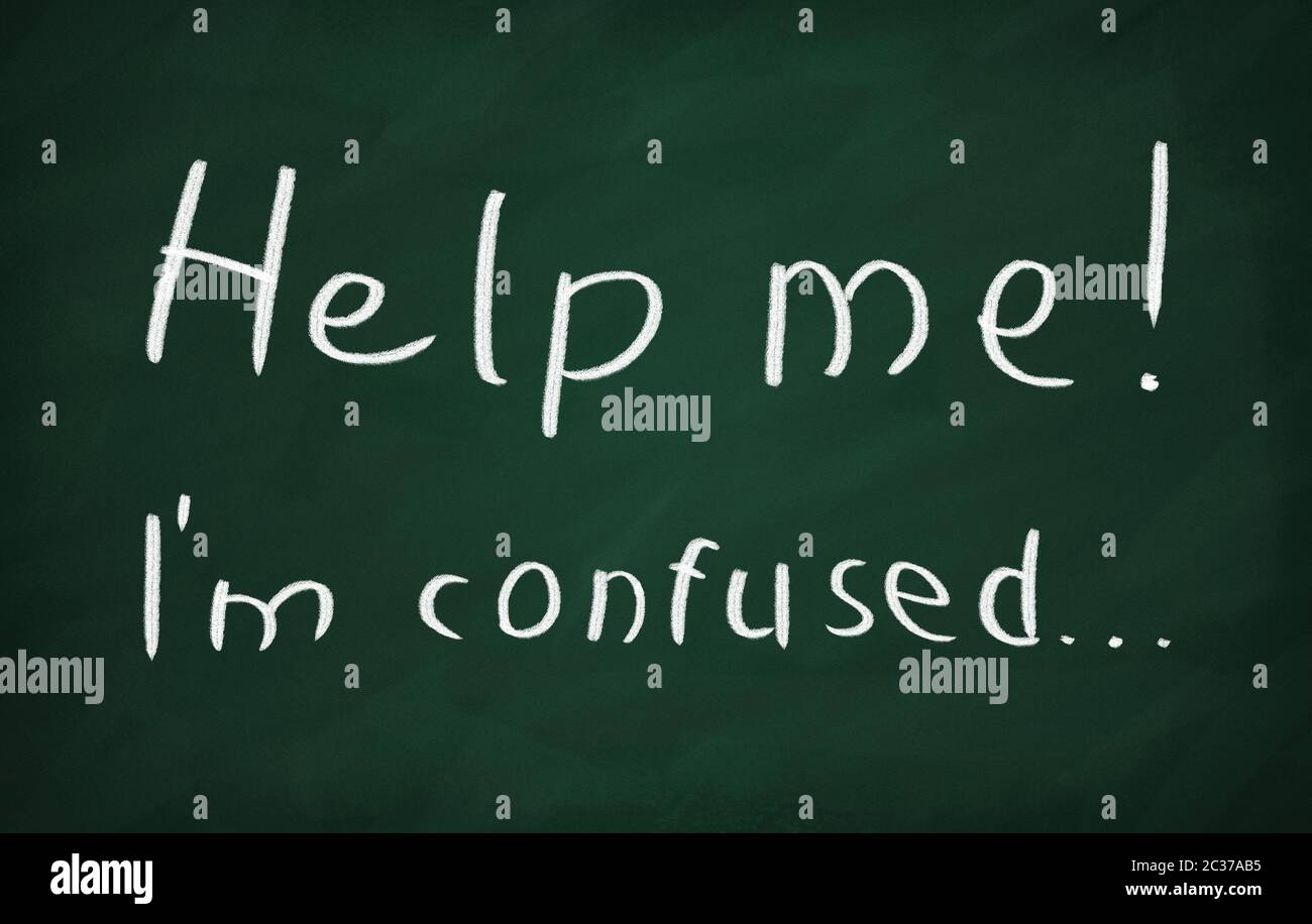 Im confused hi-res stock photography and images - Alamy