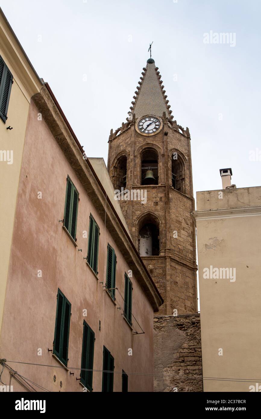 San Francesco Church Alghero Sardinia High Resolution Stock Photography And Images Alamy