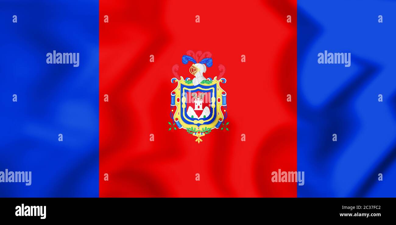 3D Flag of Quito, Ecuador. 3D Illustration Stock Photo Alamy