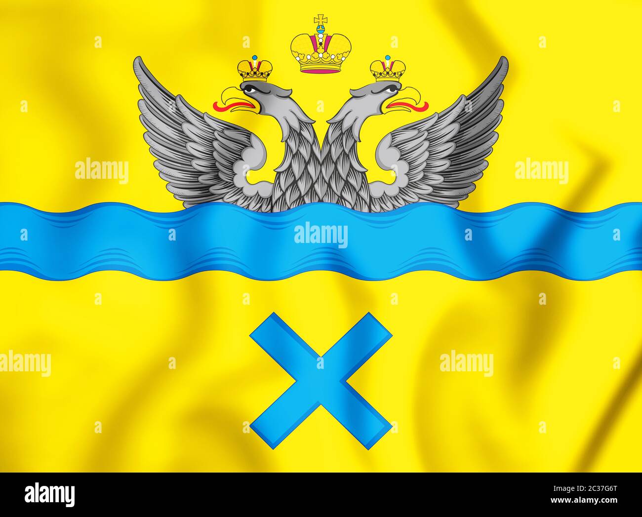 Flag of orenburg oblast hi-res stock photography and images - Alamy