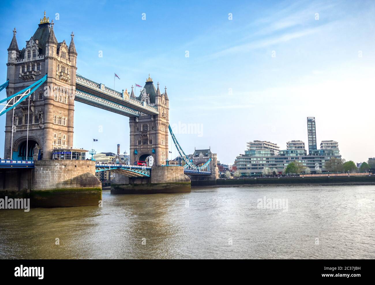 Tower Bridge across the River Thames in London Stock Photo Alamy