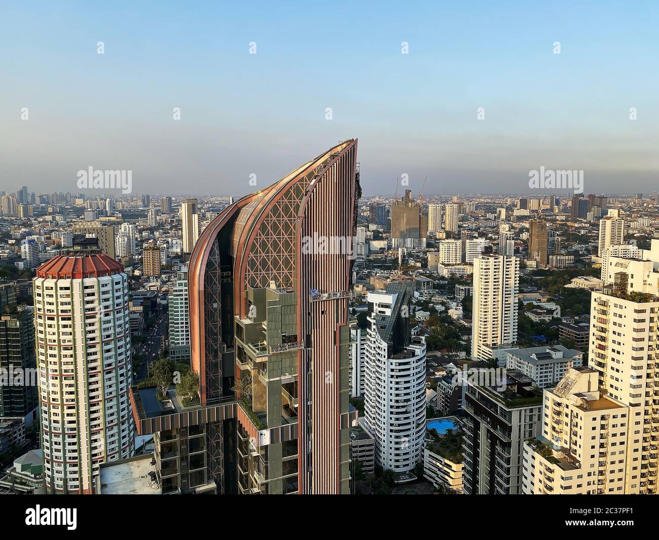 Bangkok Aerial View, capital city of
