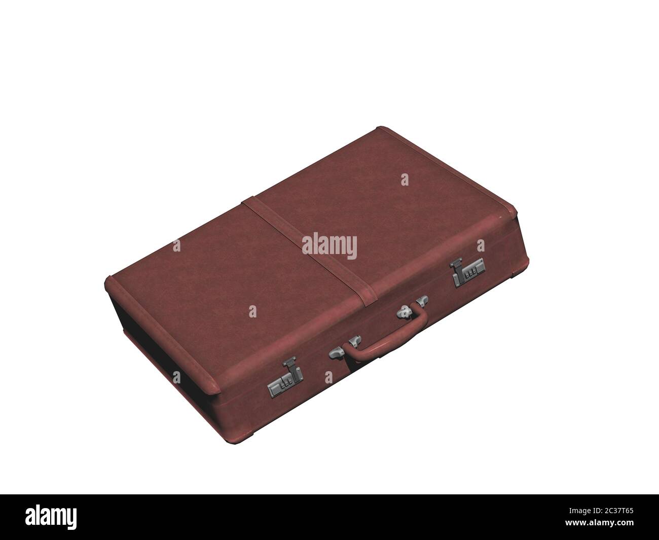 brown leather briefcase with combination lock Stock Photo Alamy