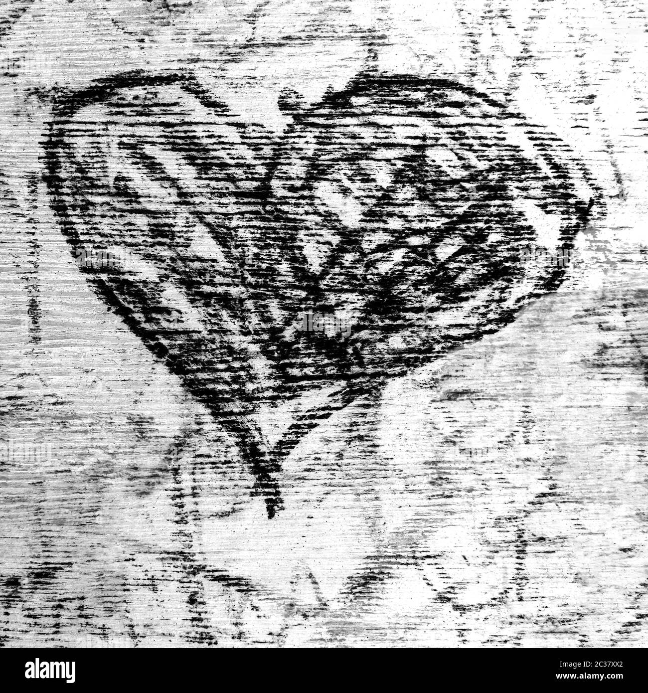 Greeting card heart hand Black and White Stock Photos & Images - Alamy