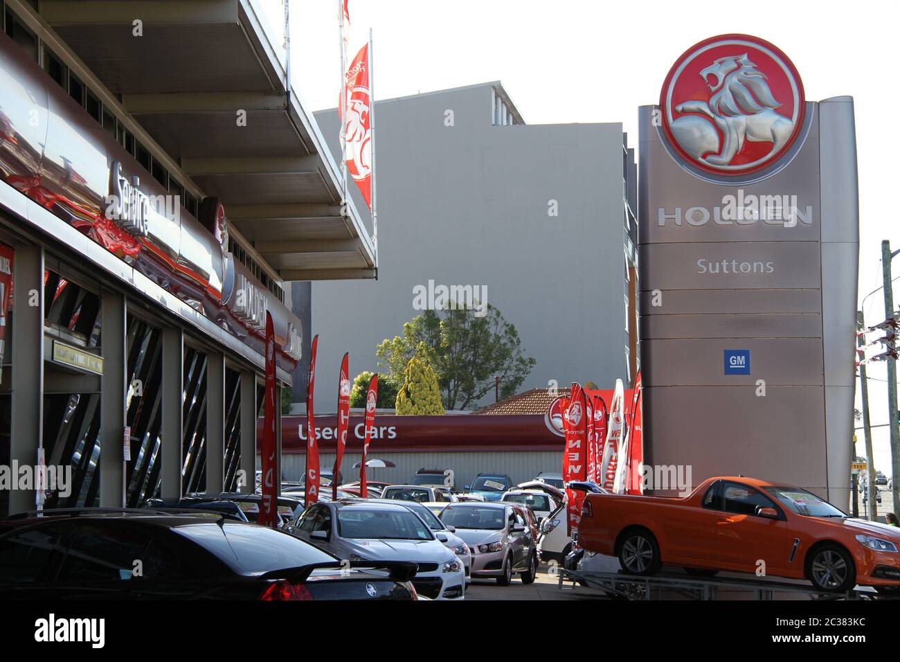 Holden Suttons car sales dealership at 112 Parramatta Road, Homebush