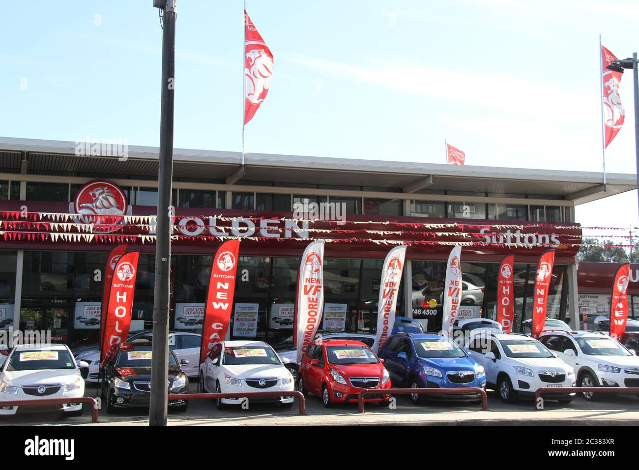 Holden Suttons car dealership at 112 Parramatta Road, Homebush, western