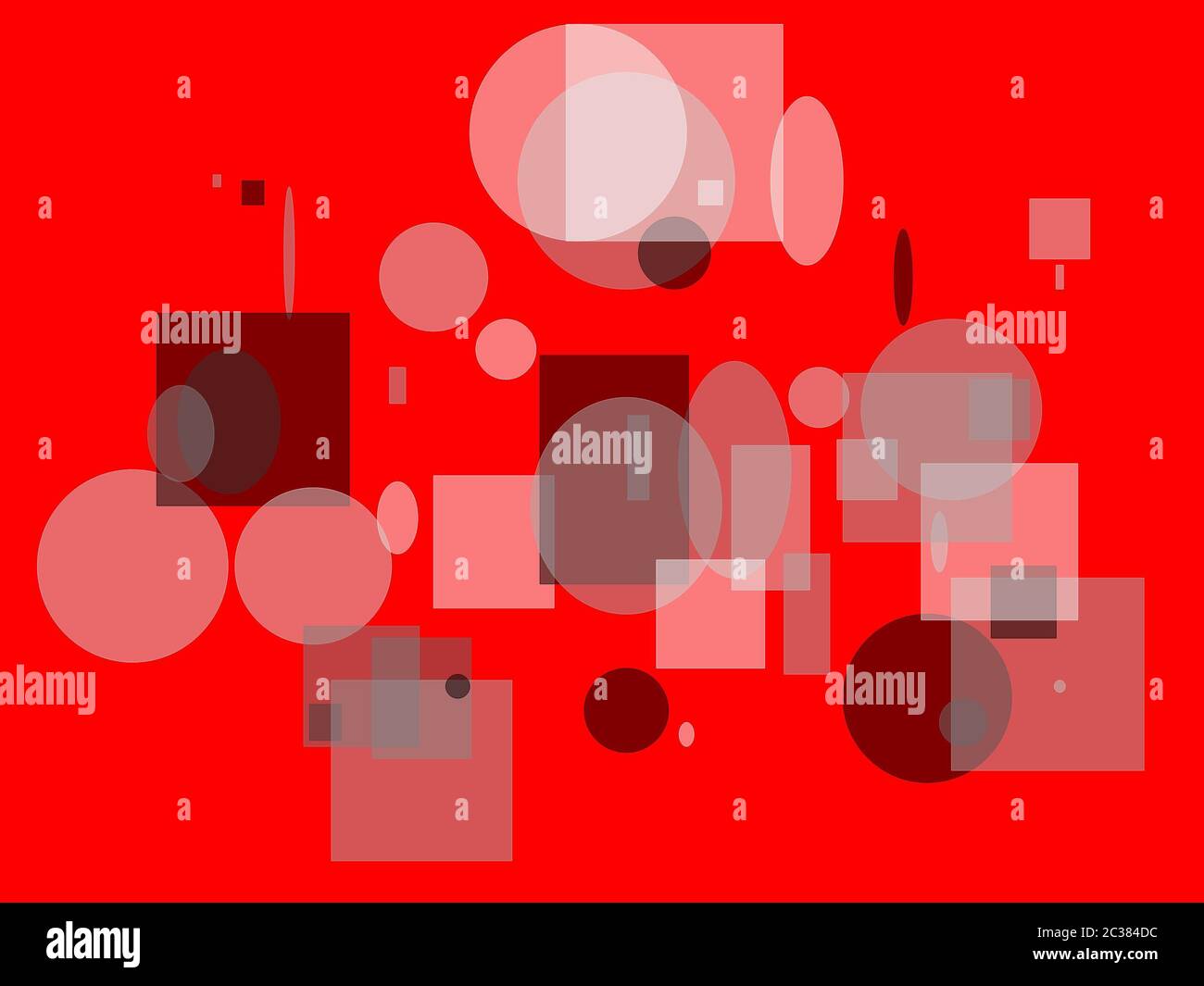 Abstract minimalist grey illustration with circle and ellipses squares ...