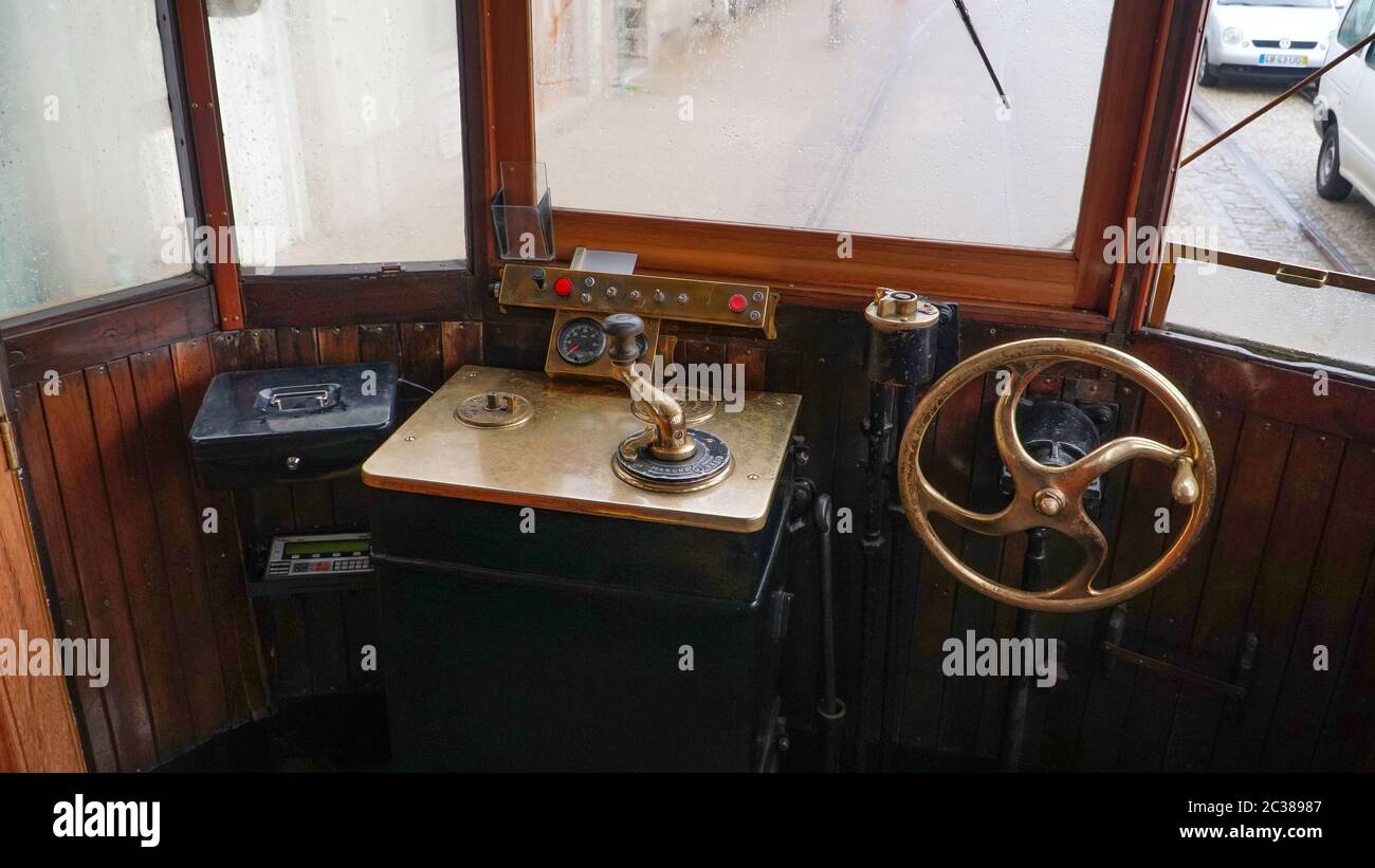 Interior typical old tram hi-res stock photography and images - Alamy