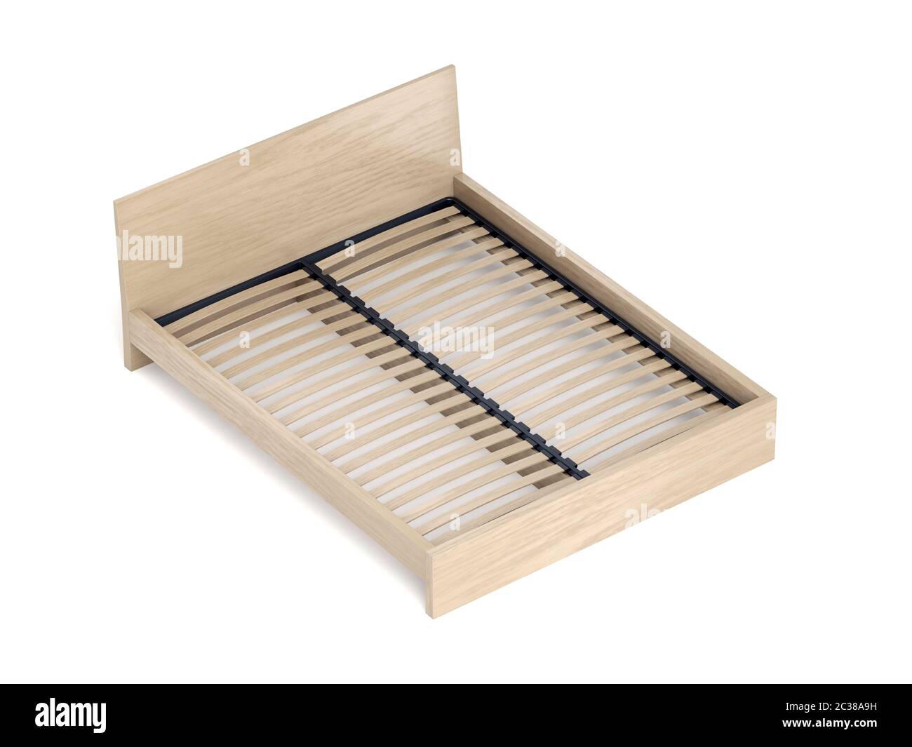 Empty bed frame mattress Cut Out Stock Images & Pictures - Alamy