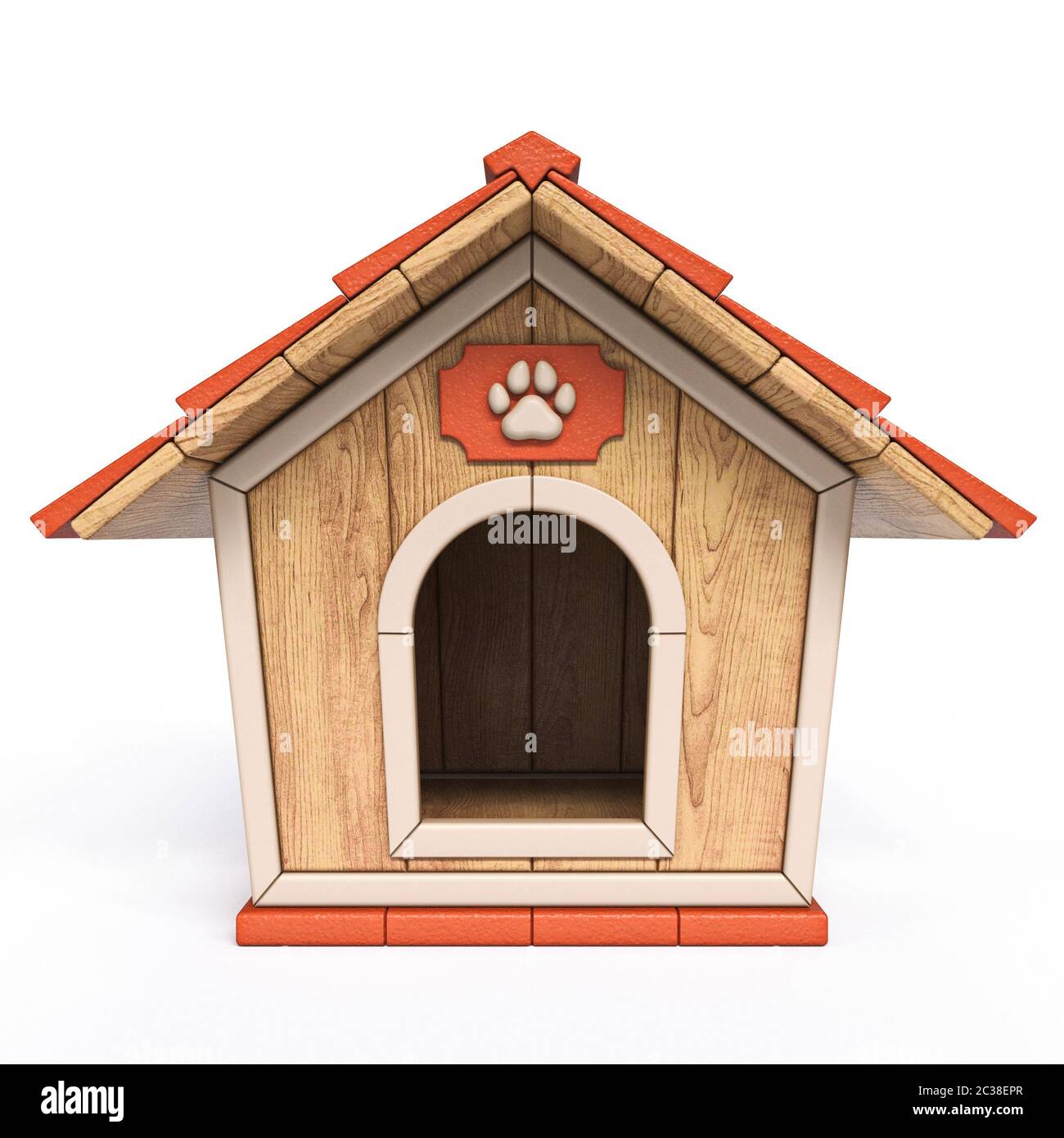 Wooden dog house Cut Out Stock Images & Pictures Alamy