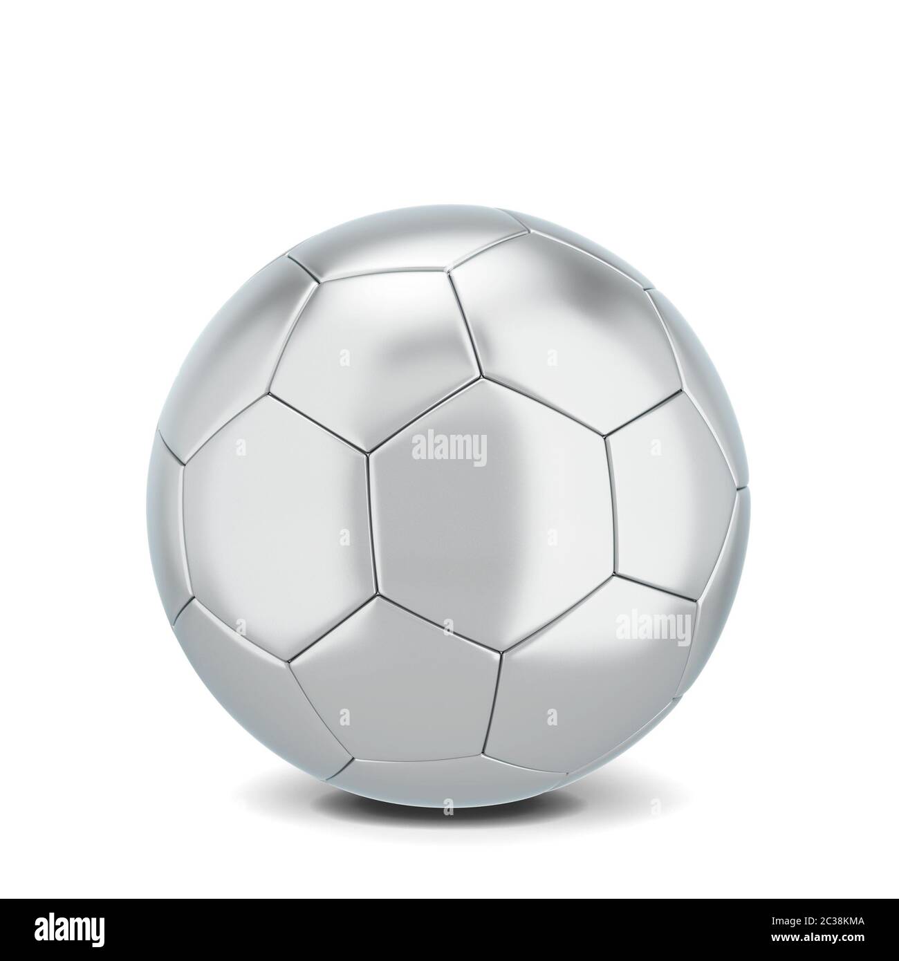 Soccer ball. 3d illustration isolated on white background Stock Photo ...