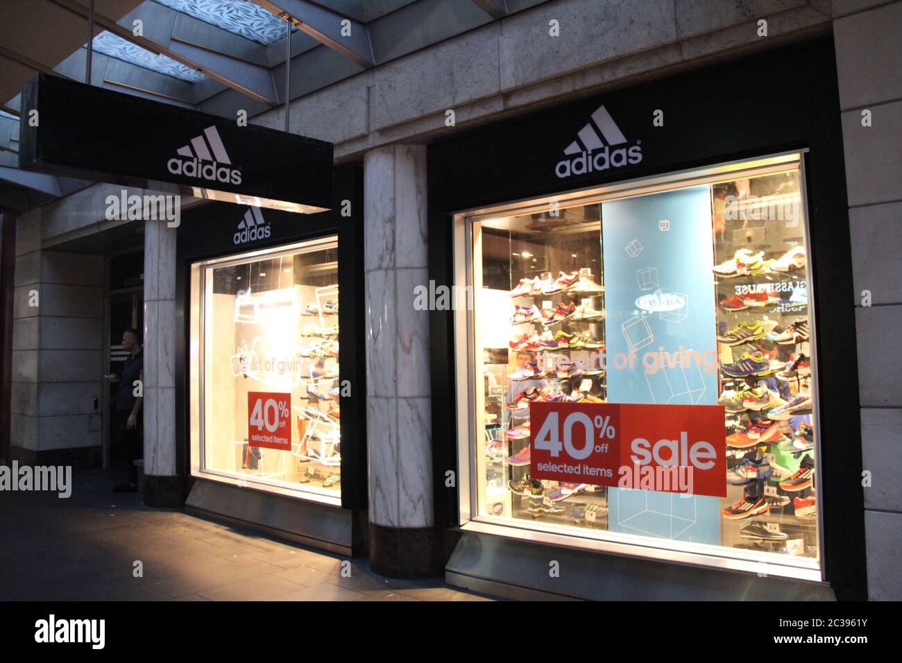 Sale at Adidas, Pitt Street Mall in Sydney, Australia Stock Photo - Alamy