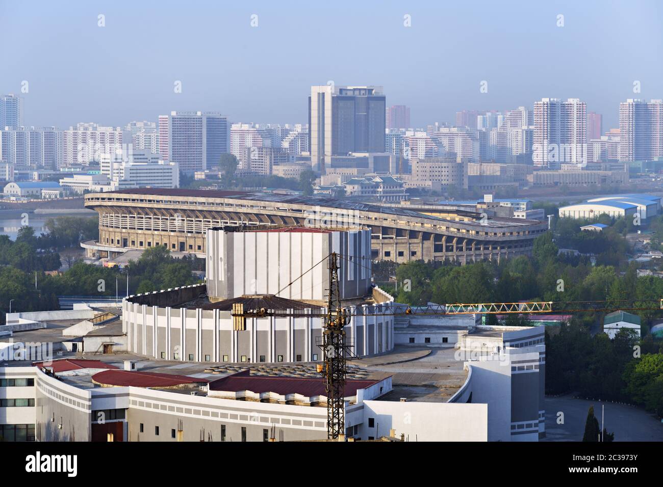 Pyongyang international cinema hall hires stock photography and images