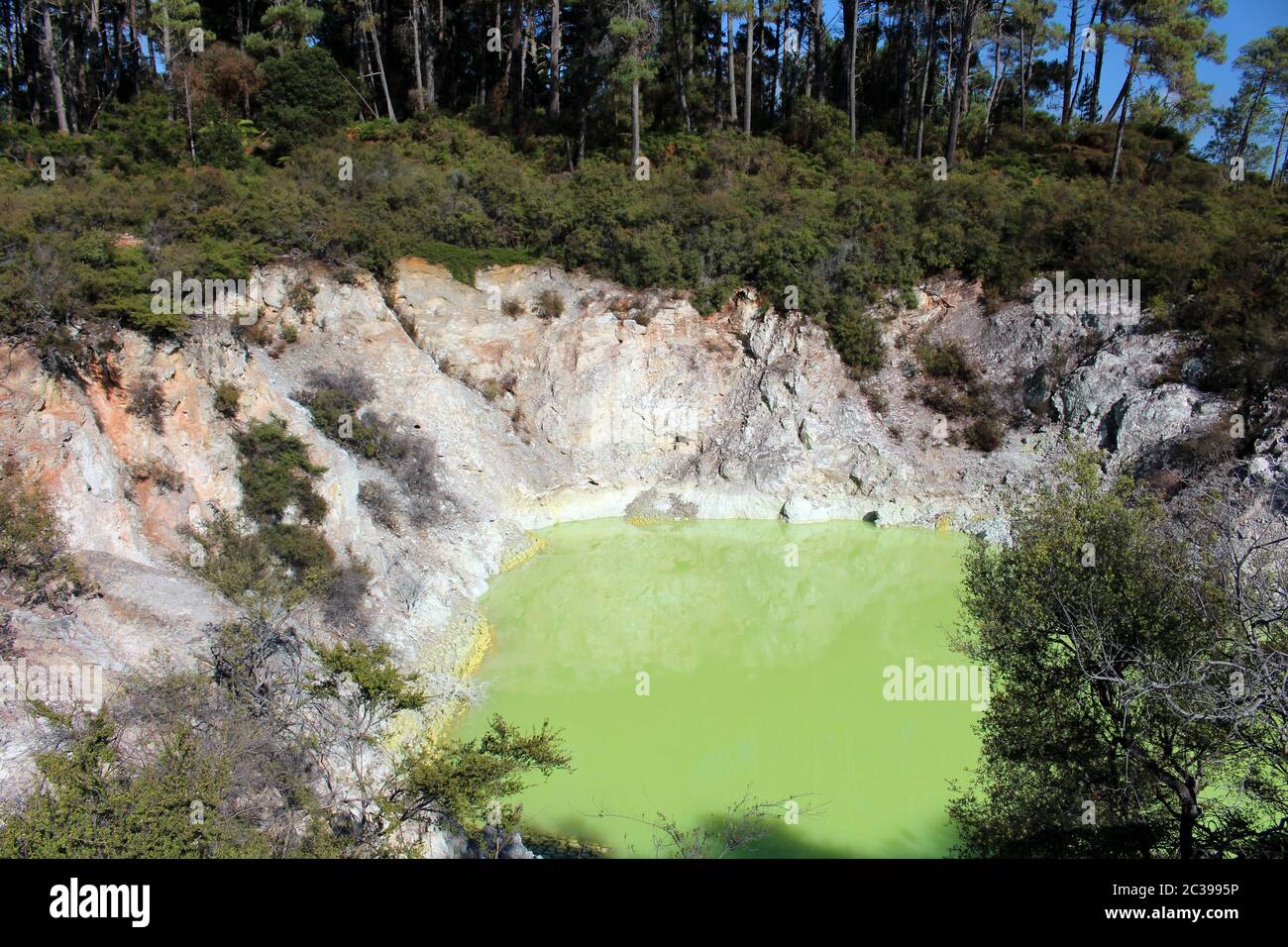 The Devil's Bath, Waiotapu Thermal Wonderland, Rotorua, North Island