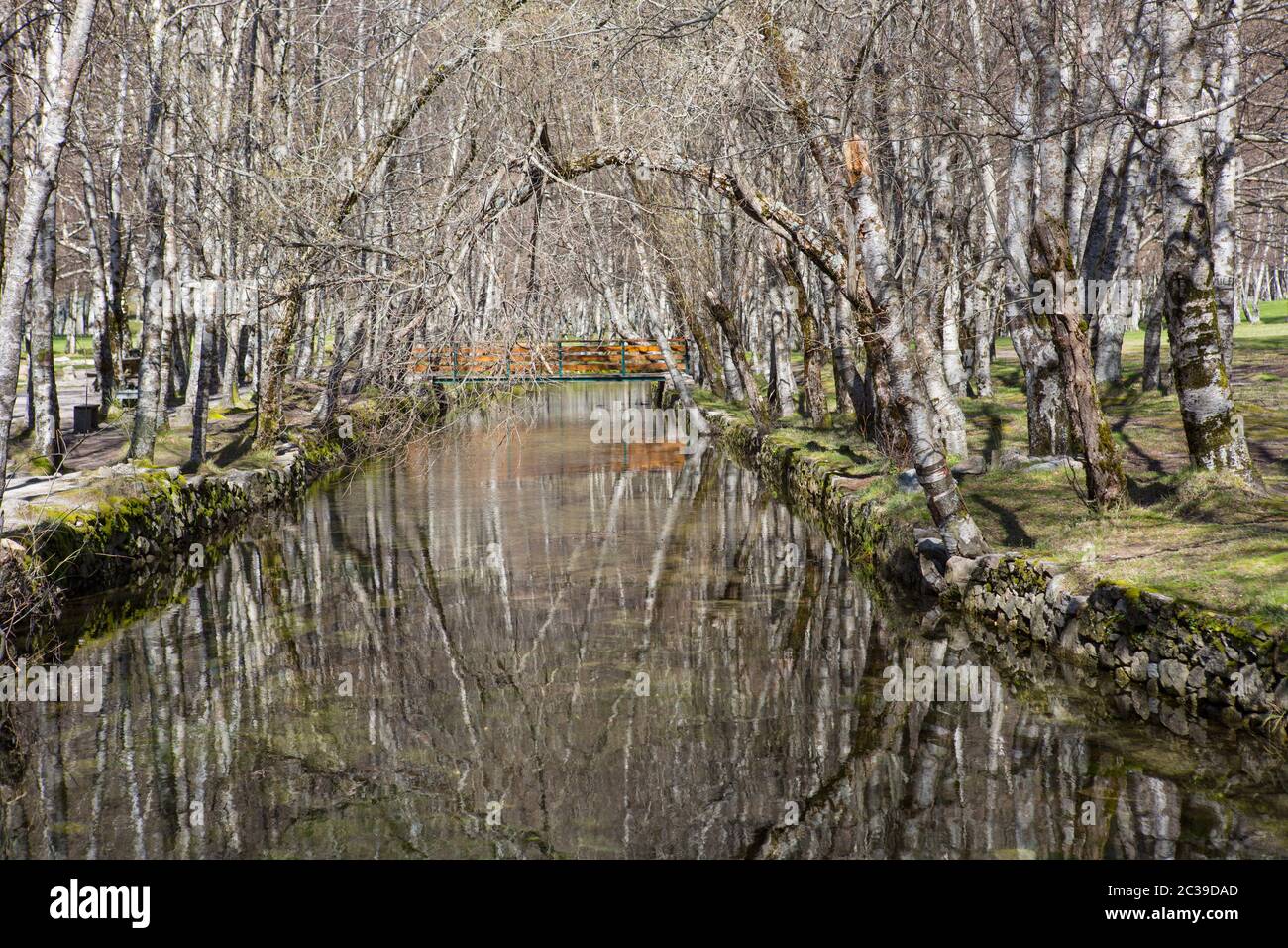 Covao d'ametade in the Serra da Estrela Natural Park. Portugal Stock ...