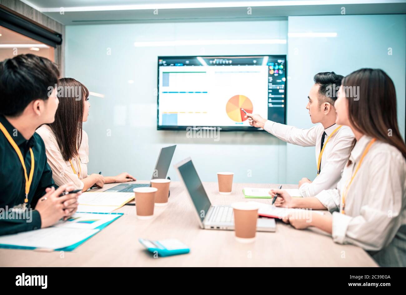 Business people meeting in conference room Stock Photo - Alamy