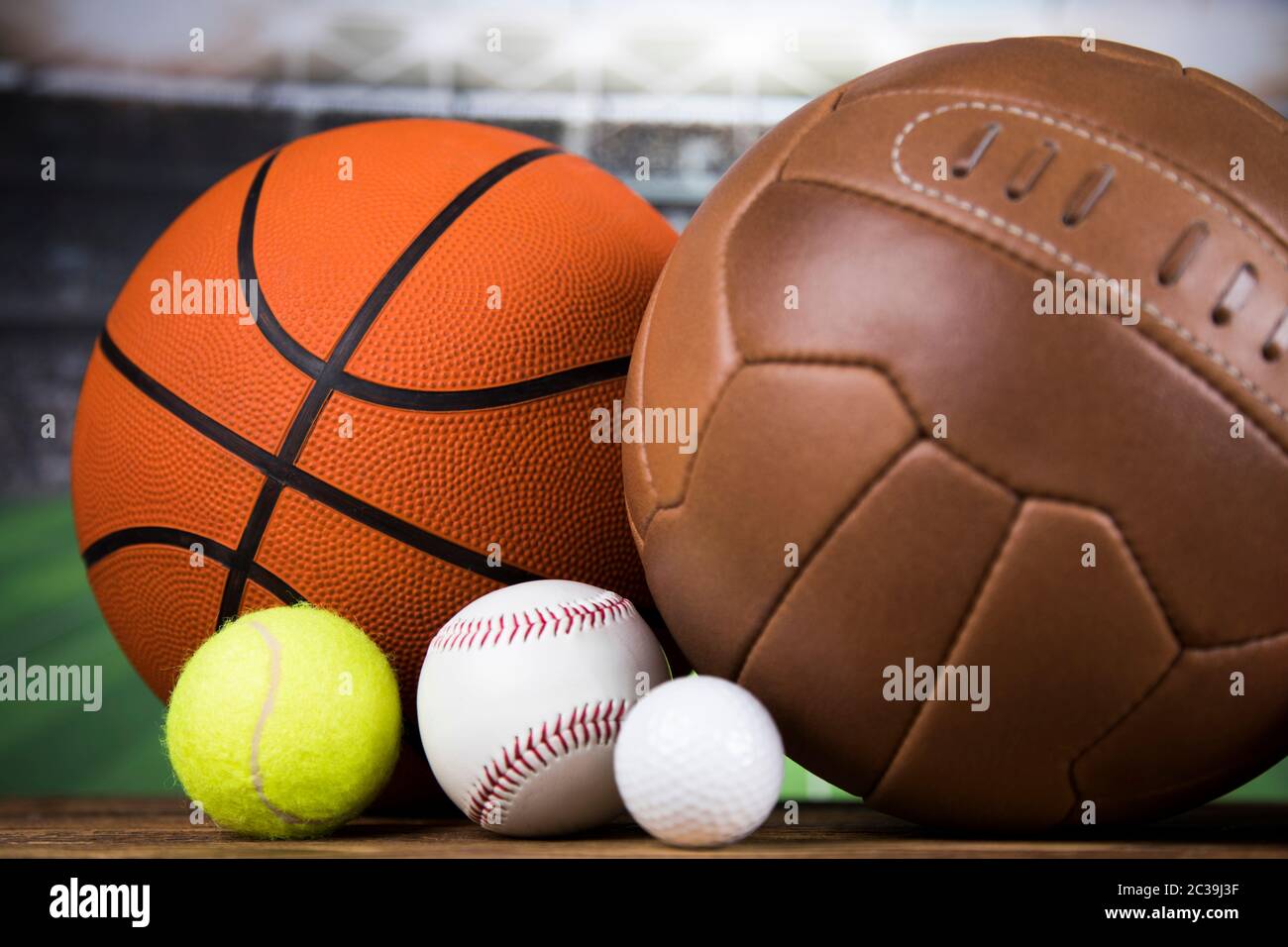 Balls, Sports Equipment, Winner background Stock Photo