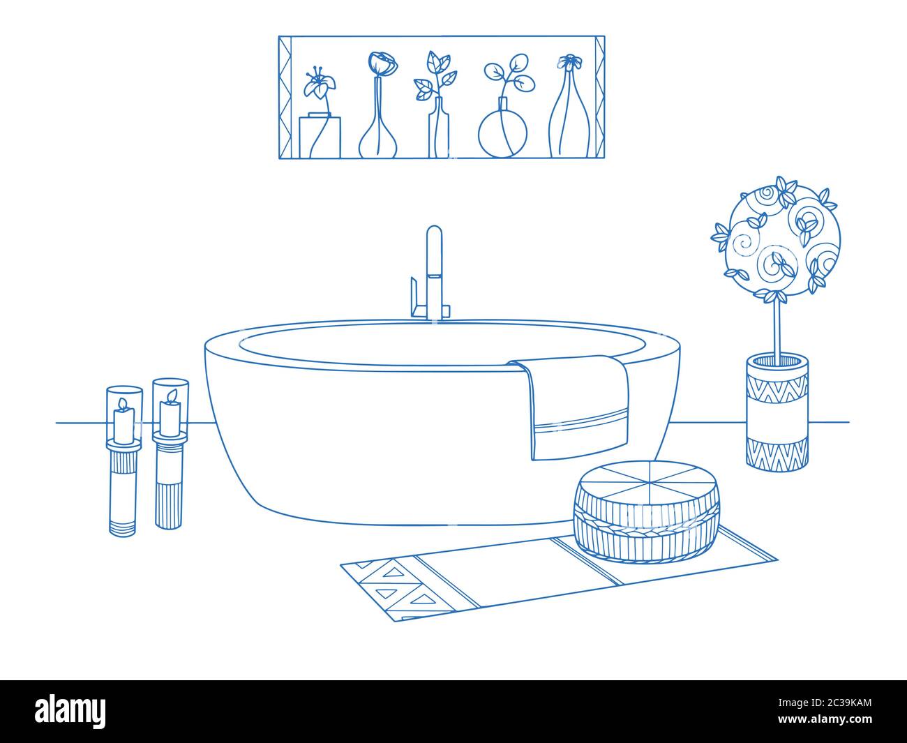 Sketches of a Old-Fashioned Bathtub | Old fashioned bathtub, Bathtub  illustration, Bathtub