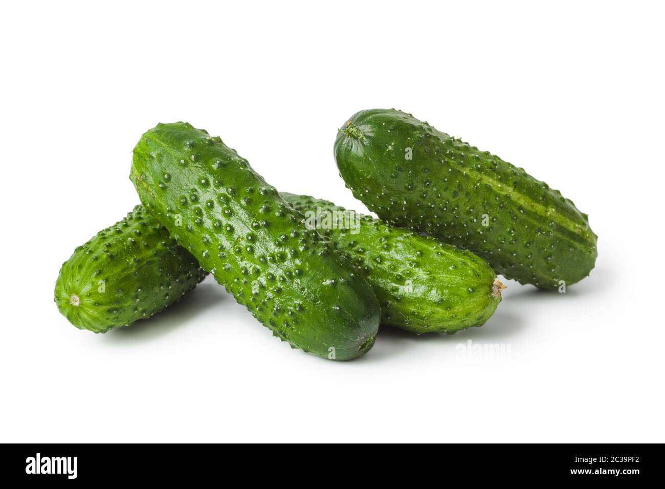 Fresh cucumbers Stock Photo