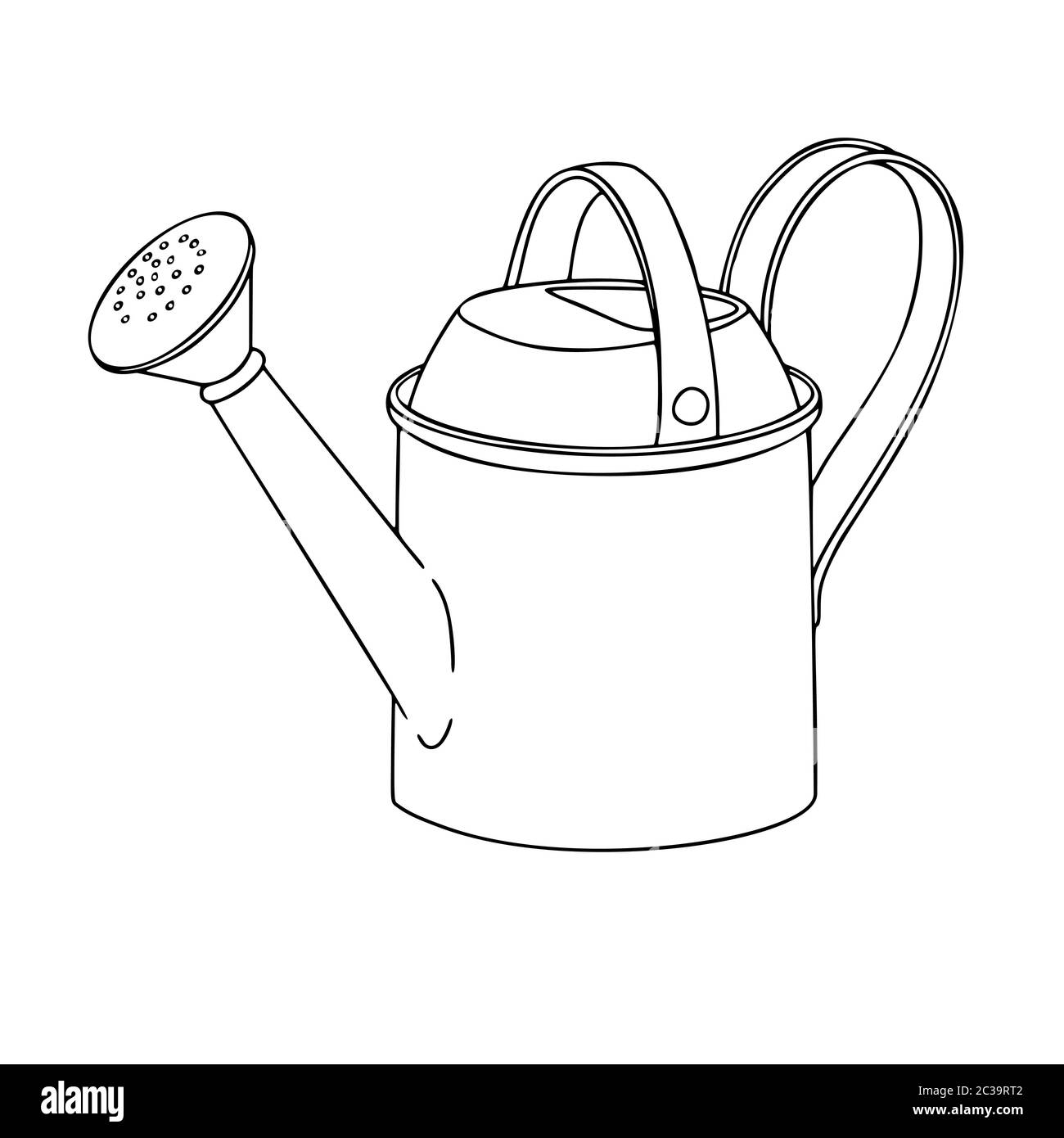Watering Can Outline