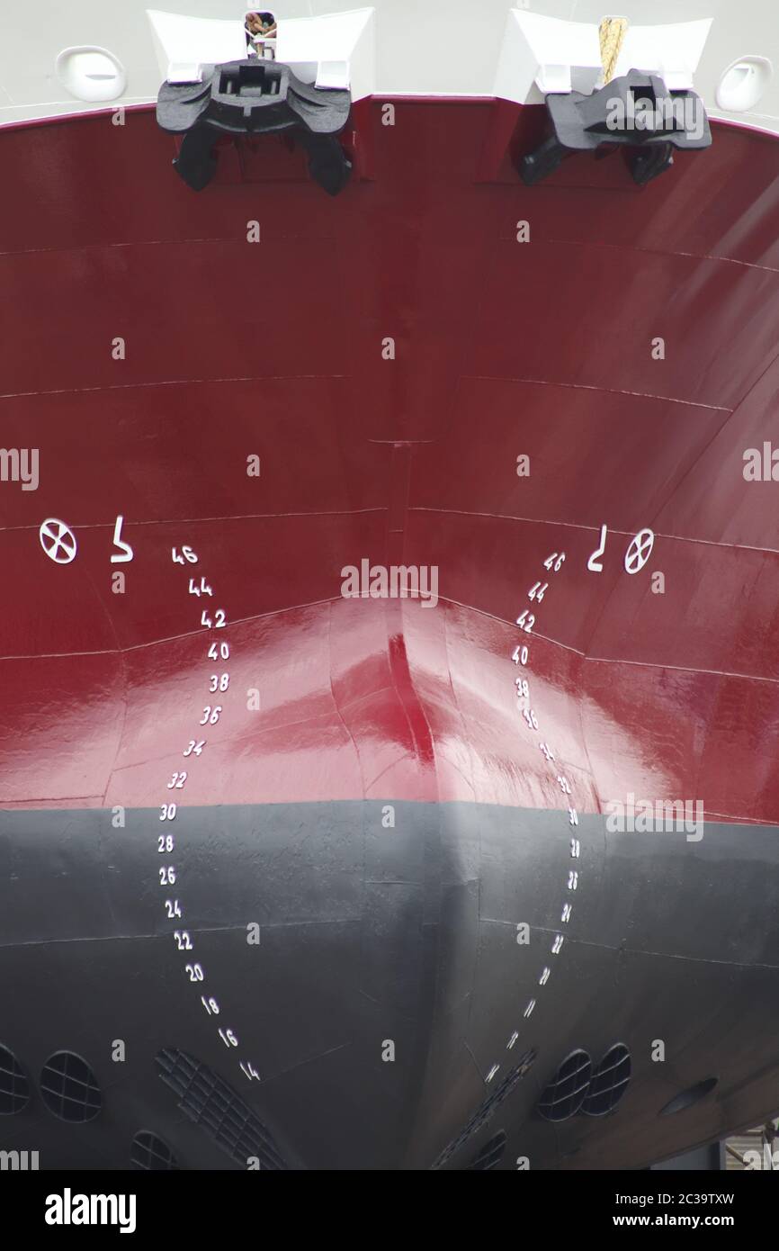 Water line on boat Stock Photo Alamy