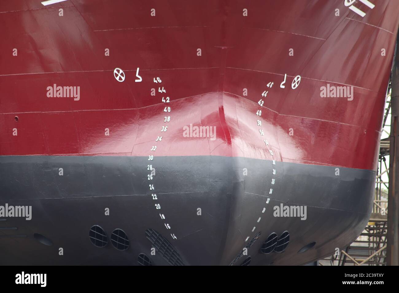 Water line on boat Stock Photo Alamy