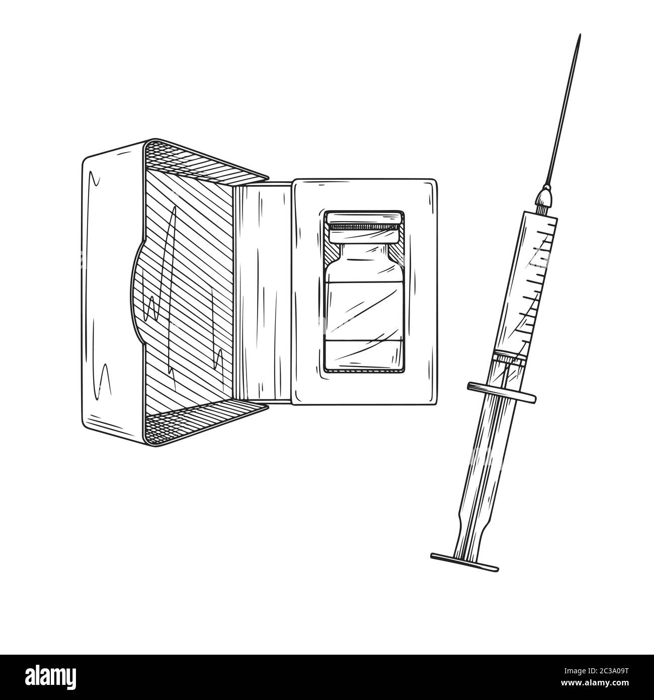 Needle laboratory Stock Vector Images - Alamy