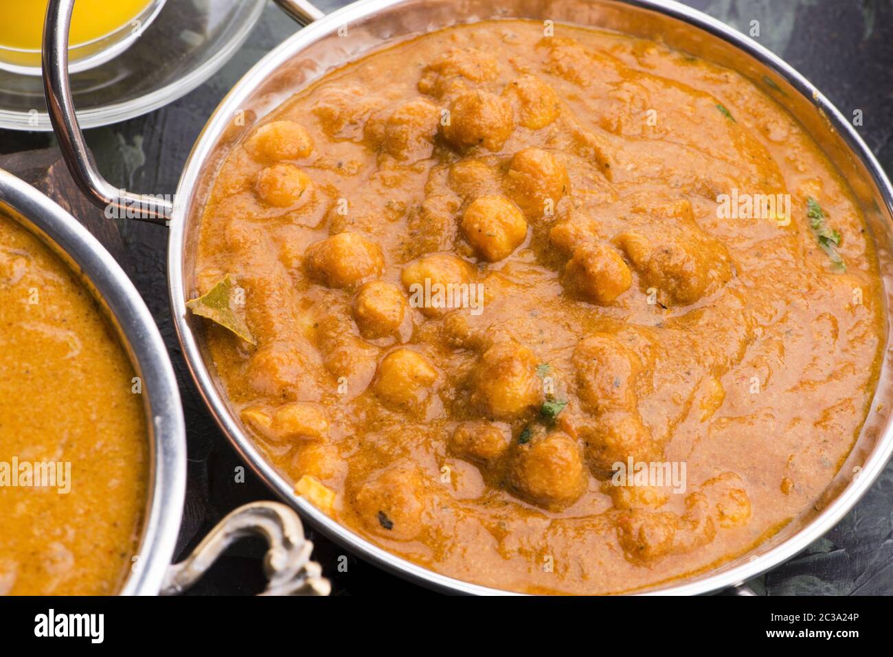 Chana Masala Traditional Indian dish with chickpeas and curry Stock Photo Alamy