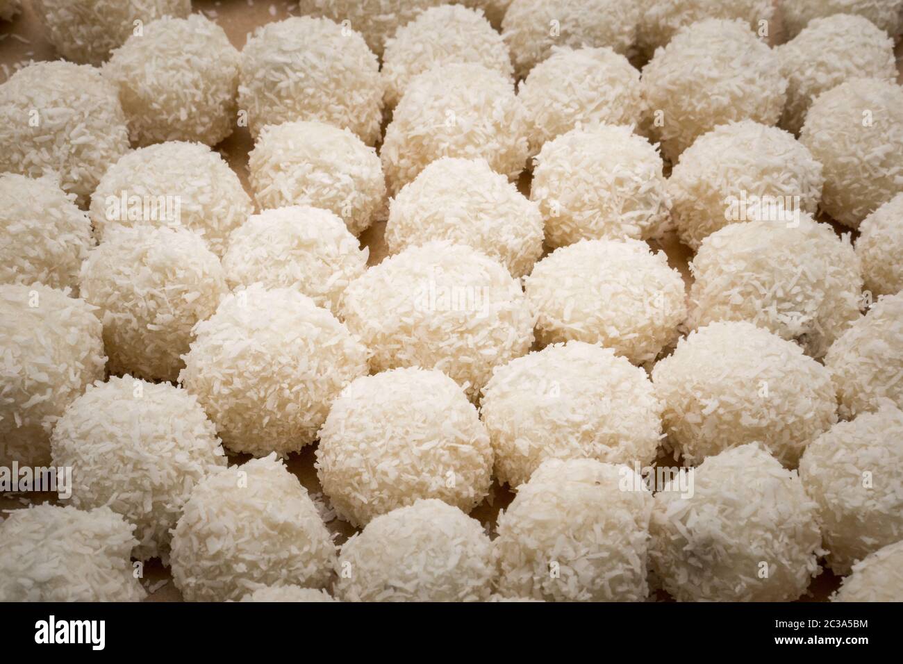 Coconut Balls Stock Photo - Alamy