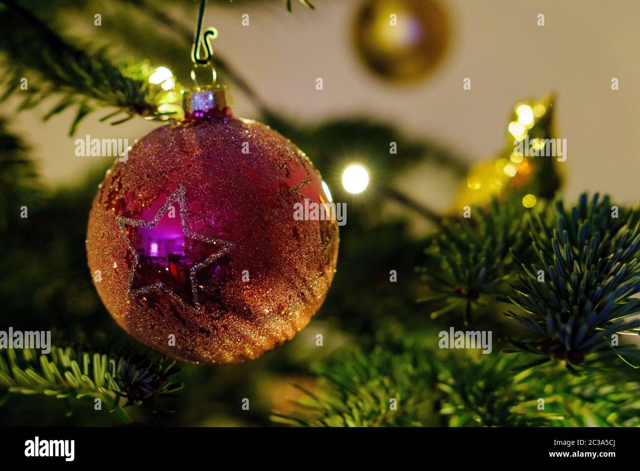 Christmas Tree decoration Stock Photo