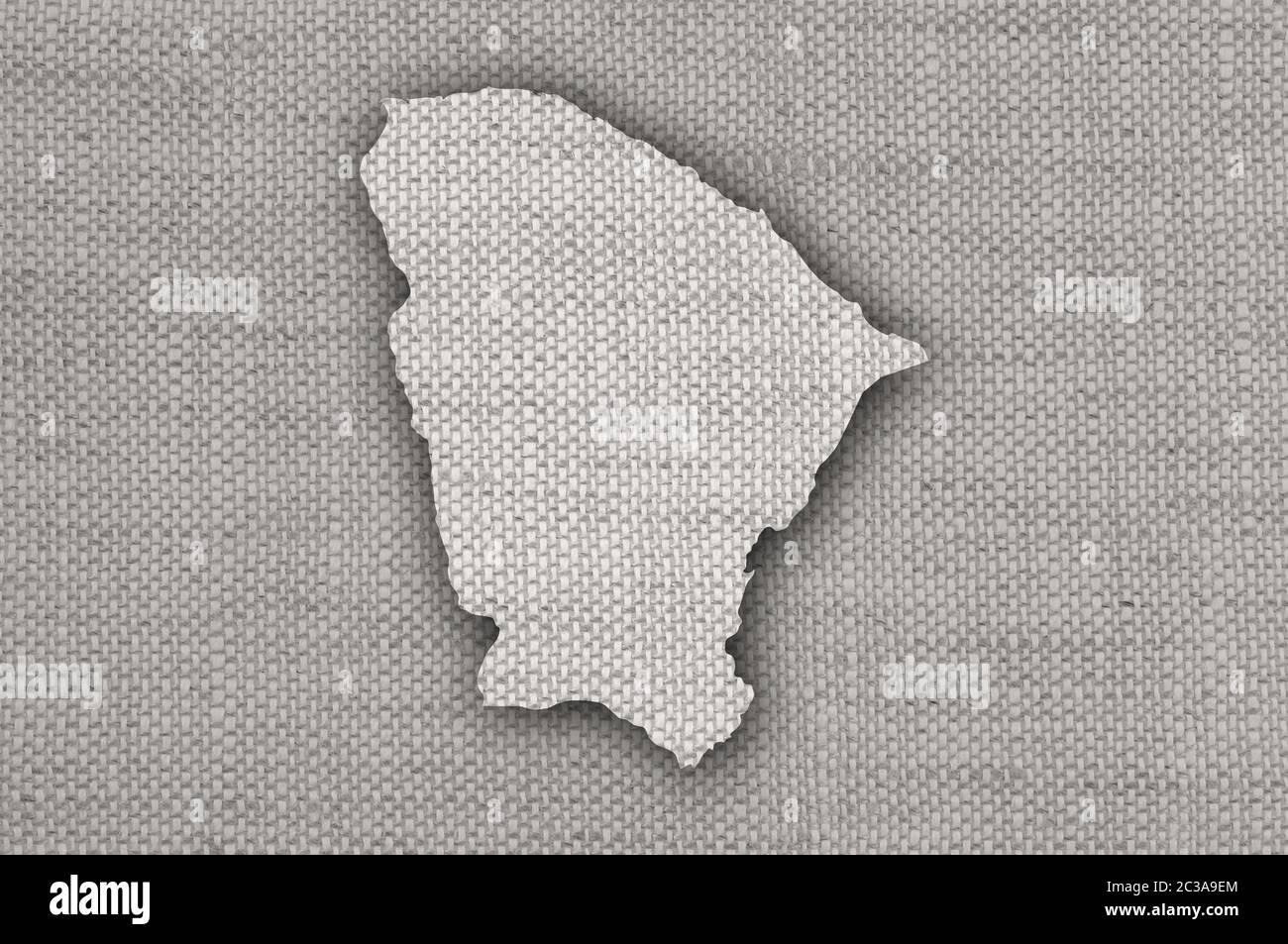 Map of Ceara on old linen Stock Photo - Alamy