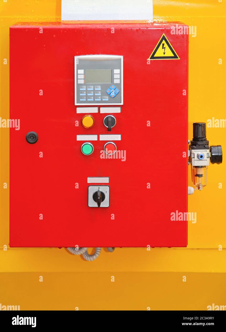 Electric control box for fuses with switches Stock Photo - Alamy