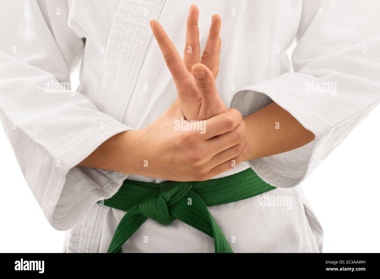 Hand position karate close hi-res stock photography and images - Alamy