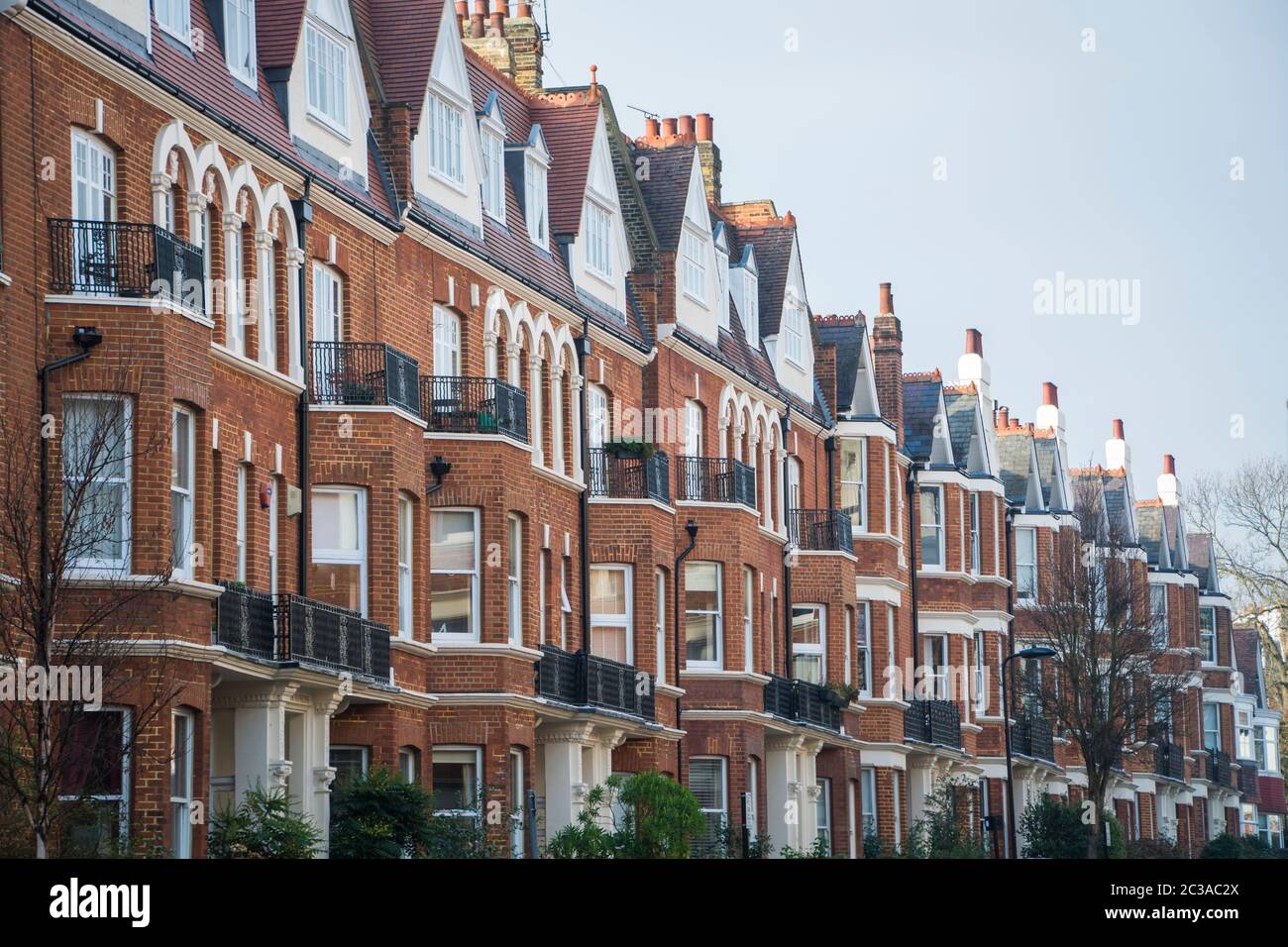 Typical london residential street hires stock photography and images