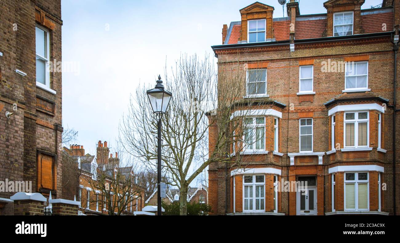 LONDON A residential street in Hampstead, an affluent area of north